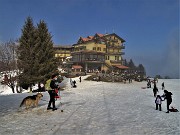 CORNAGERA e POIETO innevati ad anello da Aviatico (21febb21) - FOTOGALLERY